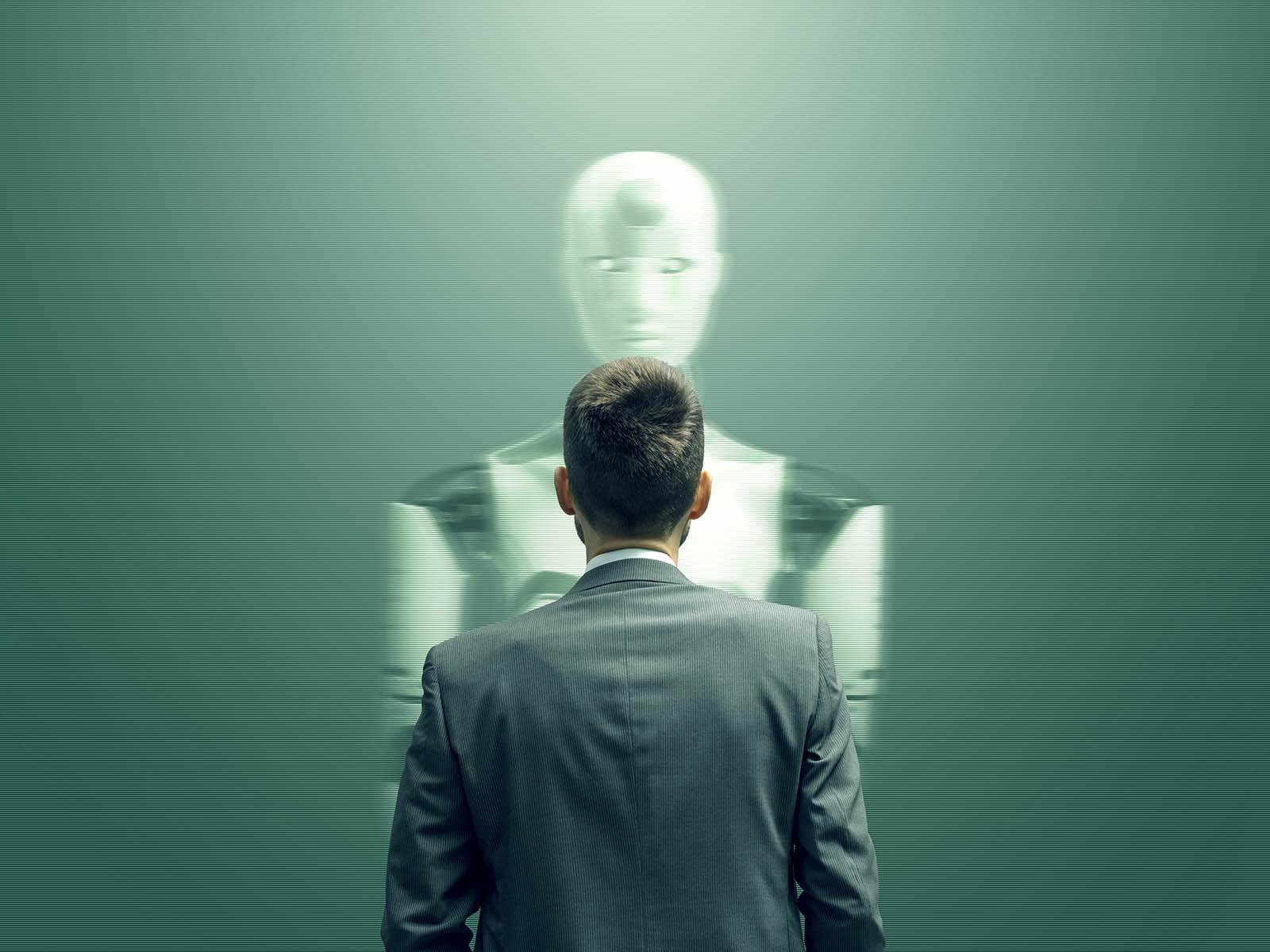 AI preti inženjeru ilustracija   AI preti inženjeru ilustracija