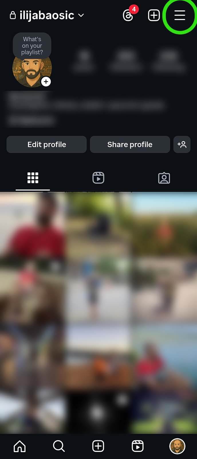  Kako vratiti obrisane slike na Instagramu korak 2.jpg - Ilija Baošić 