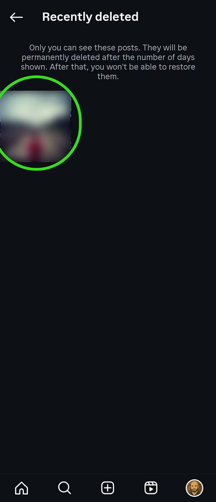  Kako vratiti obrisane slike na Instagramu korak 5.jpg - Ilija Baošić 