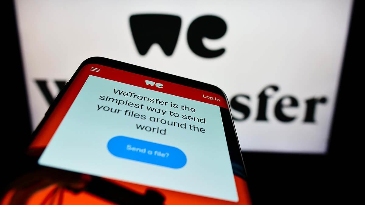 WeTransfer platforma   WeTransfer platforma