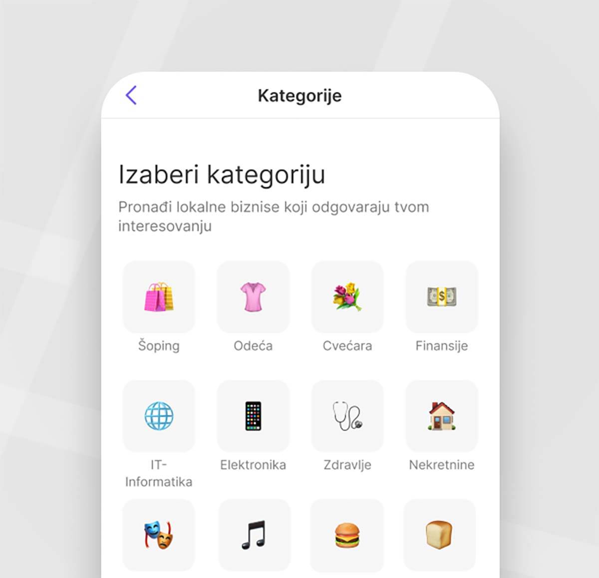  Viber Tržnica kategorije 