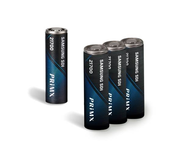  Samsung baterija tipa 21700 