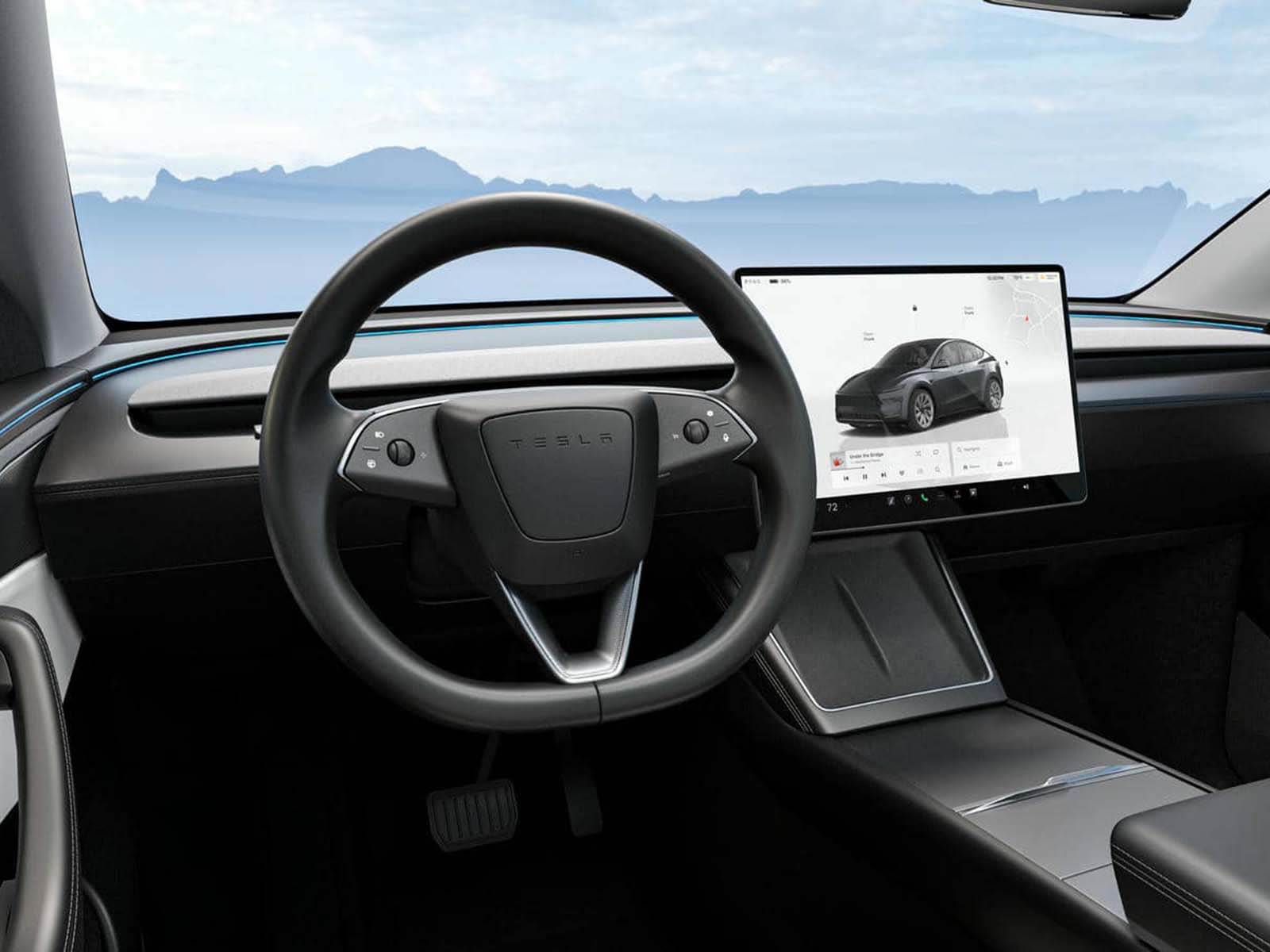Tesla infotainment grafika Tesla infotainment grafika