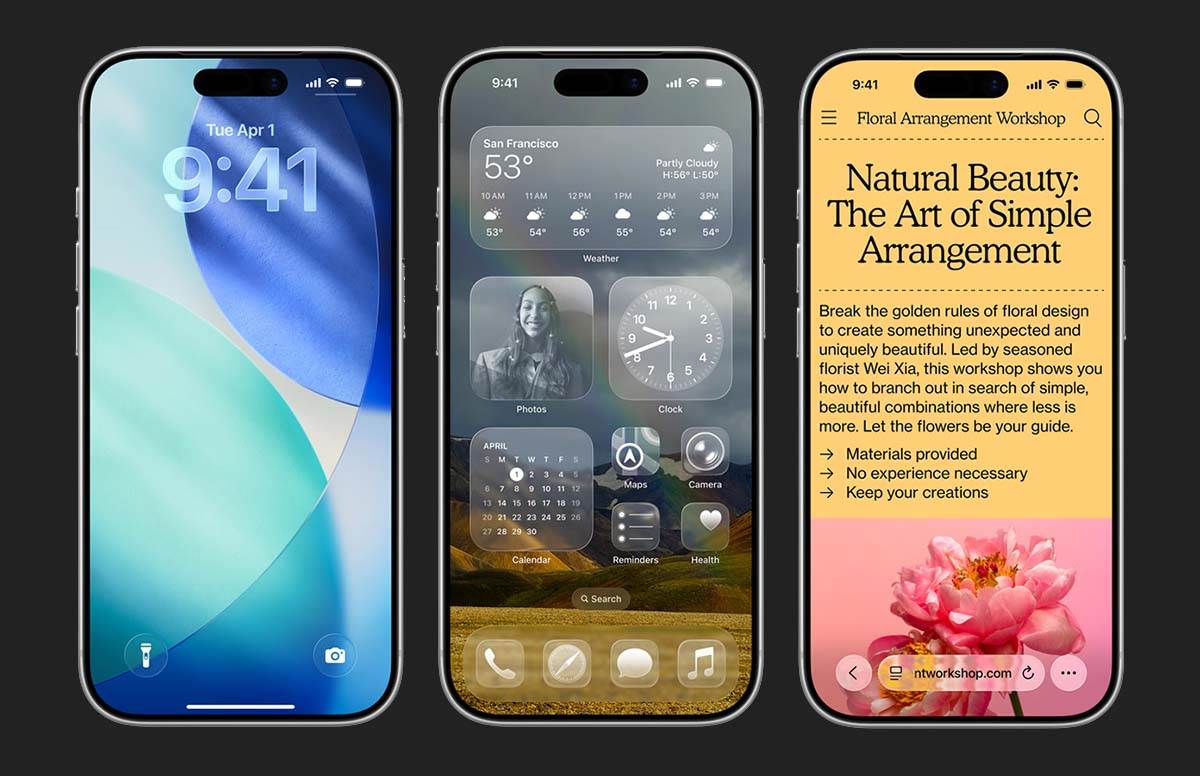  iOS 26 dizajn 