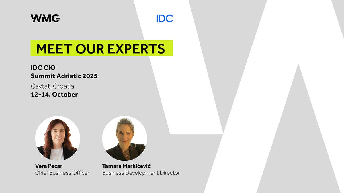  WMG na IDC CIO Summitu 2025 