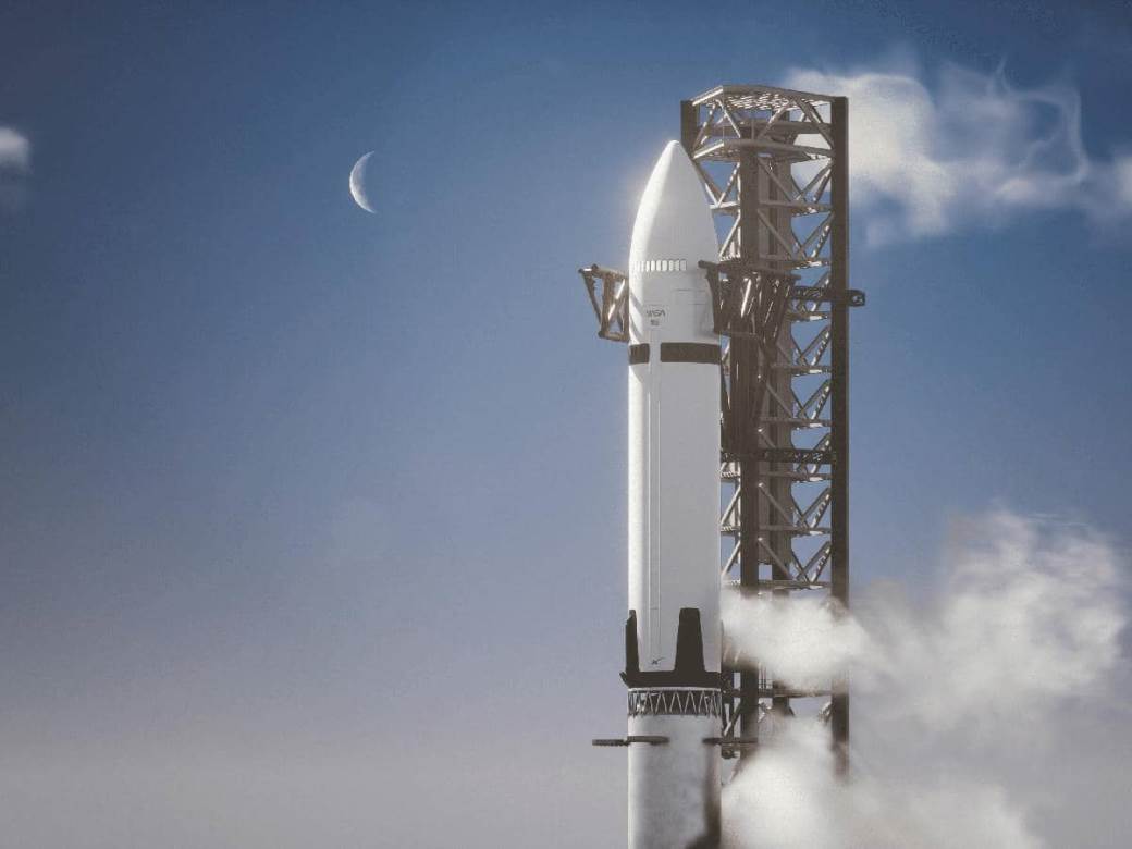 Starship raketa za povratak ljudi na Mesec   Starship raketa za povratak ljudi na Mesec