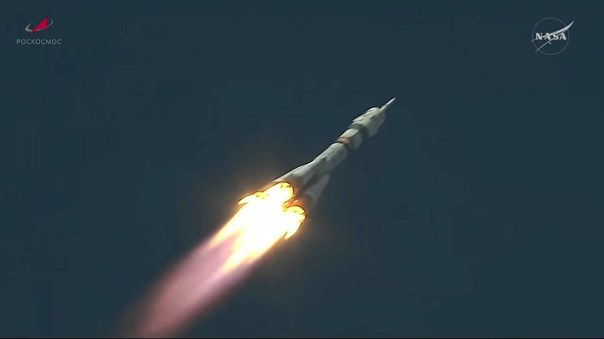  NASA Astronaut Chris Williams Soyuz MS-28 Launch 1-2-24 screenshot.jpg - YouTube / NASA 