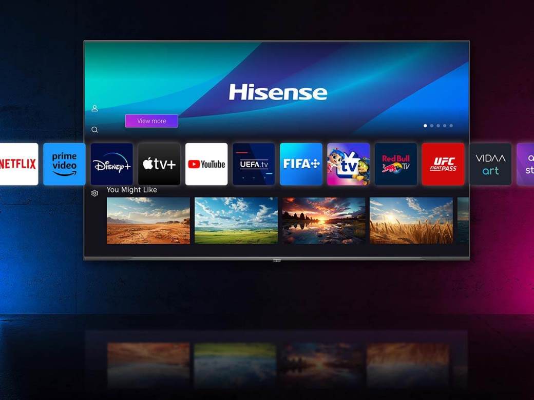  VIDAA operativni sistem na Hisense televizoru 