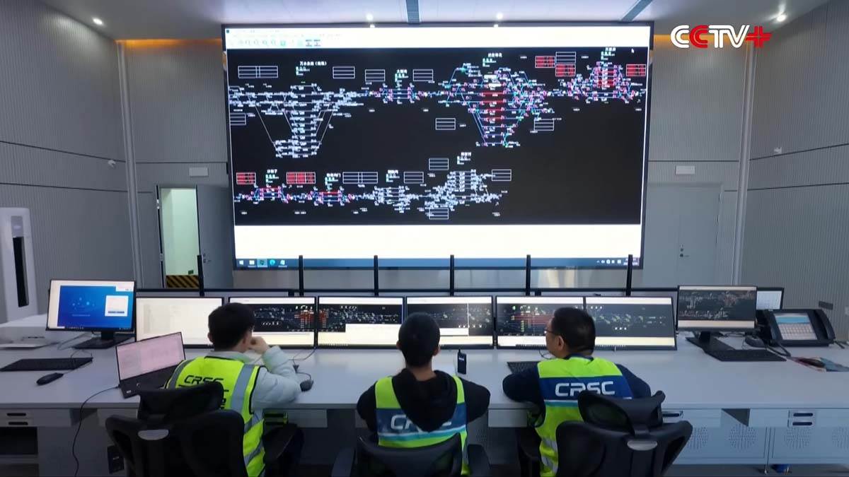  Kina testirala virtuelne spojnice vozova 