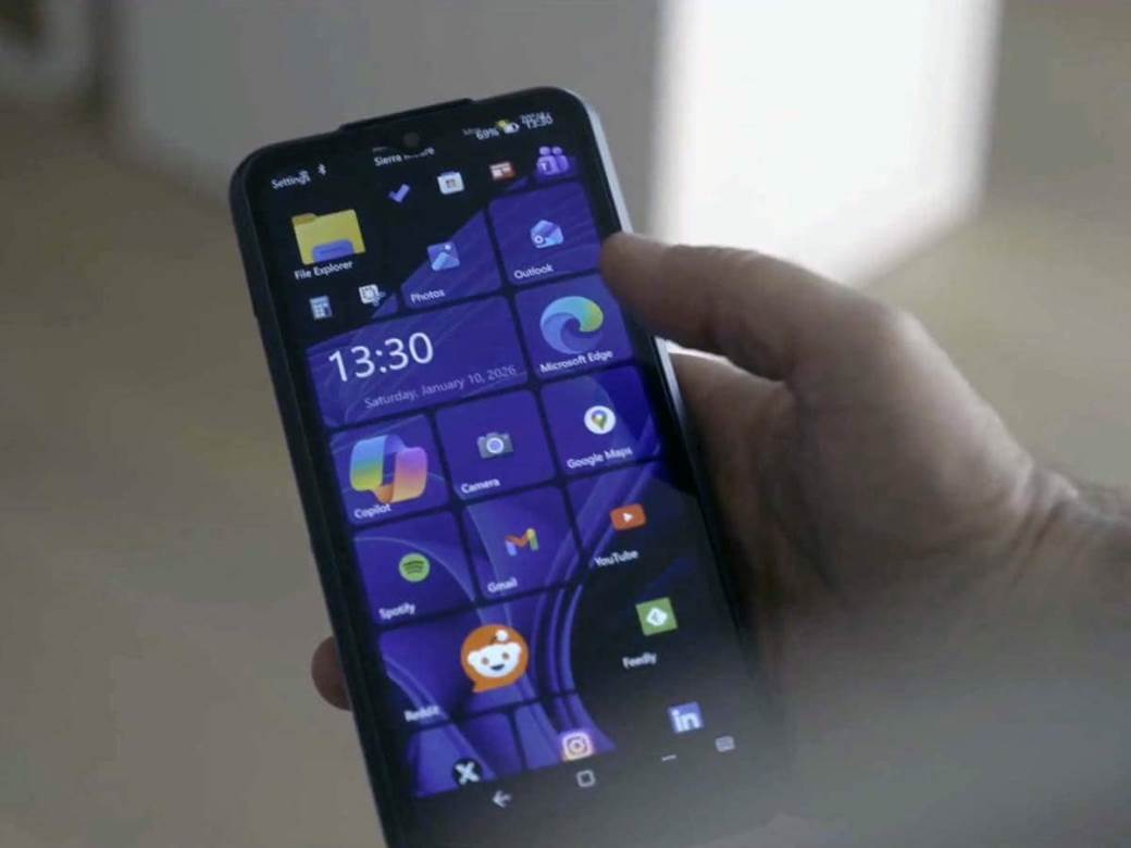 NexPhone pokreće Windows 