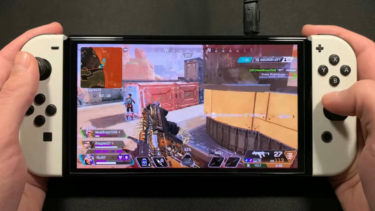  Apex Legends na Nintendo Switch konzoli 