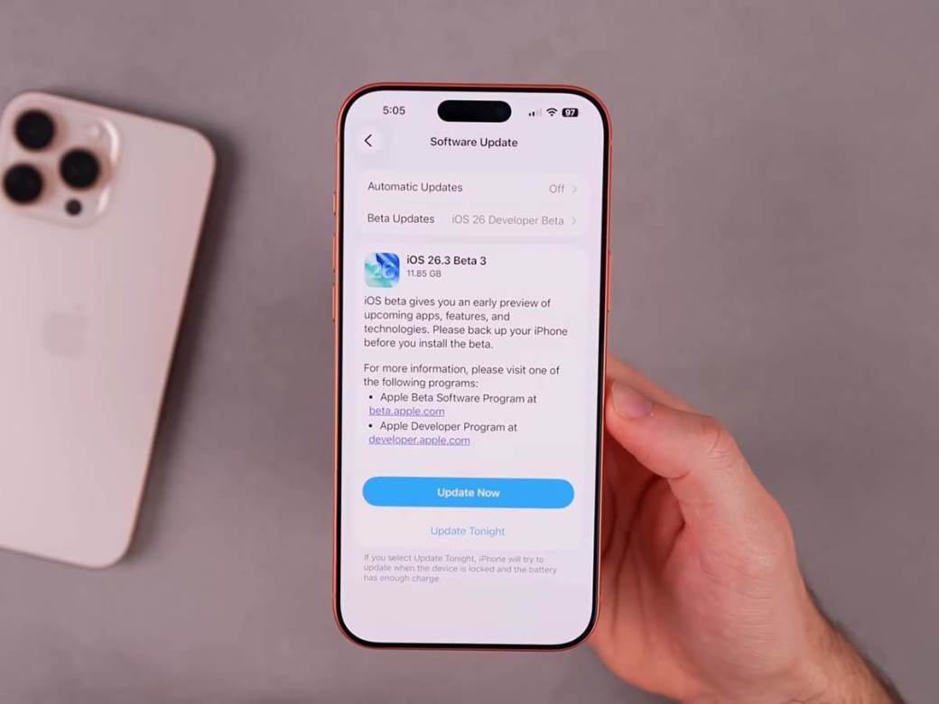  iOS 26.3 Beta 3 nova funkcija 