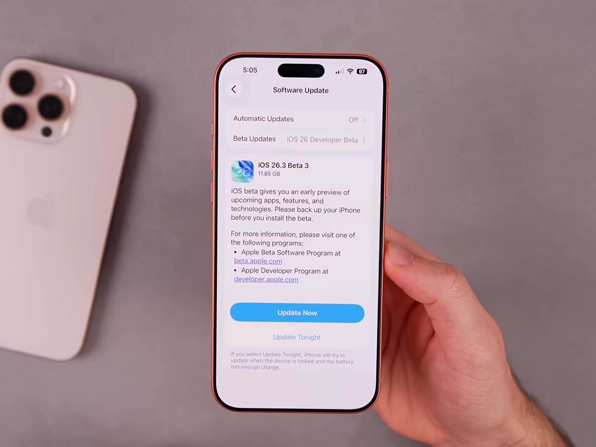  iOS 26.3 Beta 3 nova funkcija 