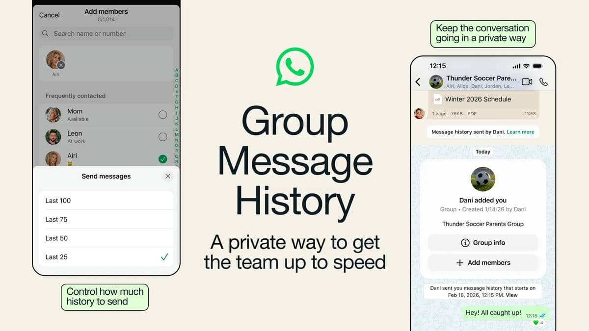  WhatsApp istorija grupnih poruka 