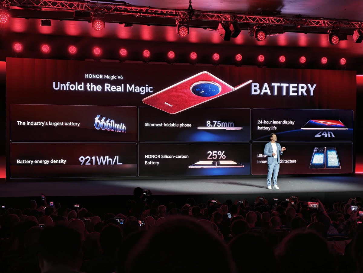  HONOR Magic V6 baterija 