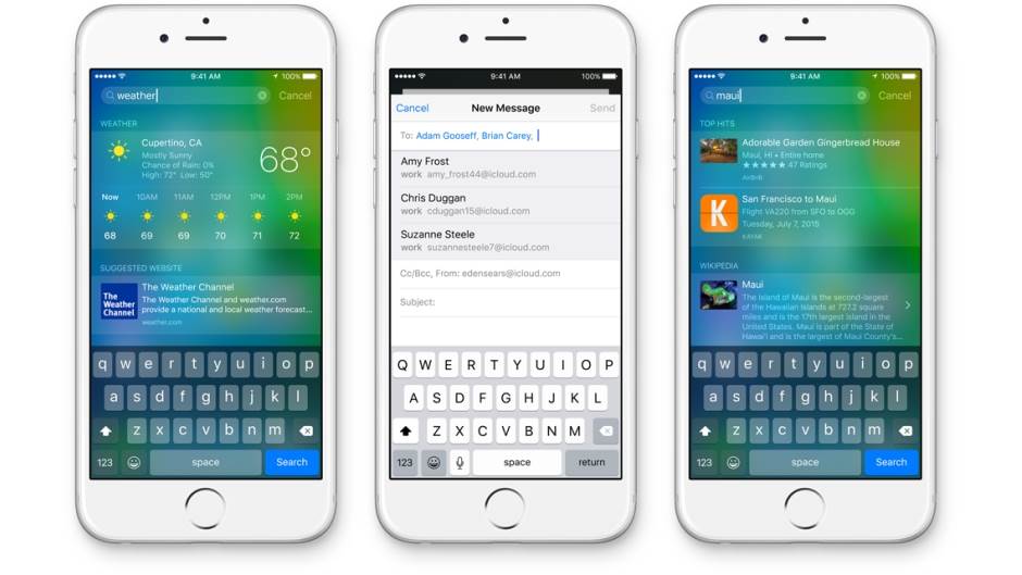  iOS 9 lowercase keyboard, iOS 9, iPhone, Apple, Telefoni, tastatura 