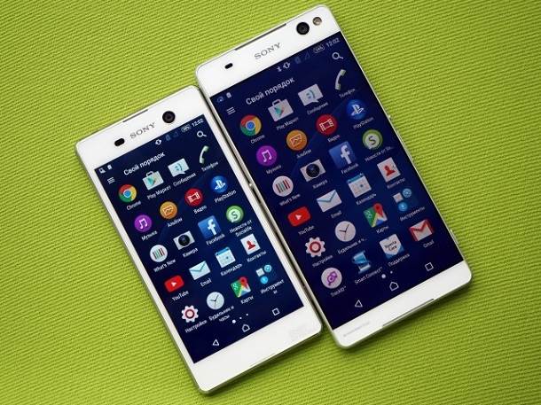  Sony Xperia C5 Ultra & Xperia M5 Android smartphones 