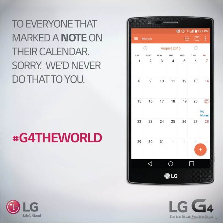  LG G4. 