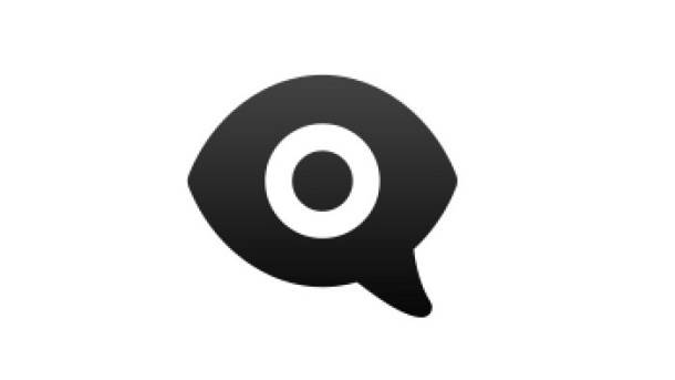  Apple eye in speech bubble emoji 