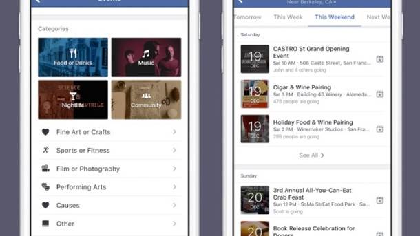  Facebook events 