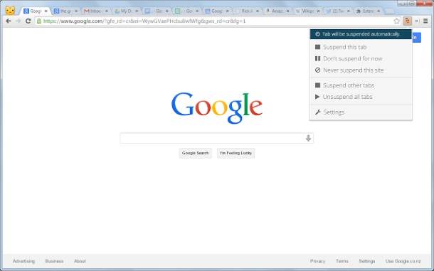- The Great Suspender.    - The Great Suspender.