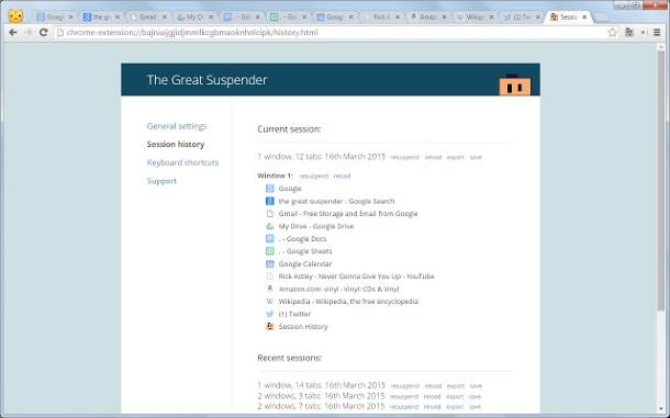 - The Great Suspender.    - The Great Suspender.