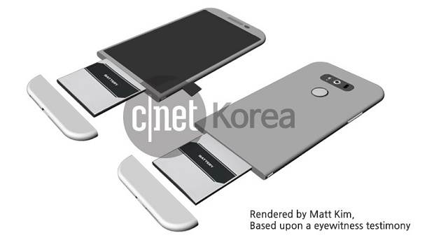  LG G5 modular battery design 