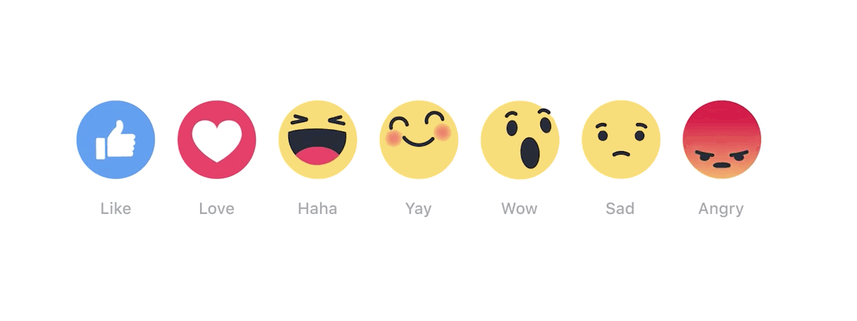  Fejs, Smajli, Stiker, Osmeh, Emotikon, Emodži, Emoji, Reactions, Facebook Reactions 