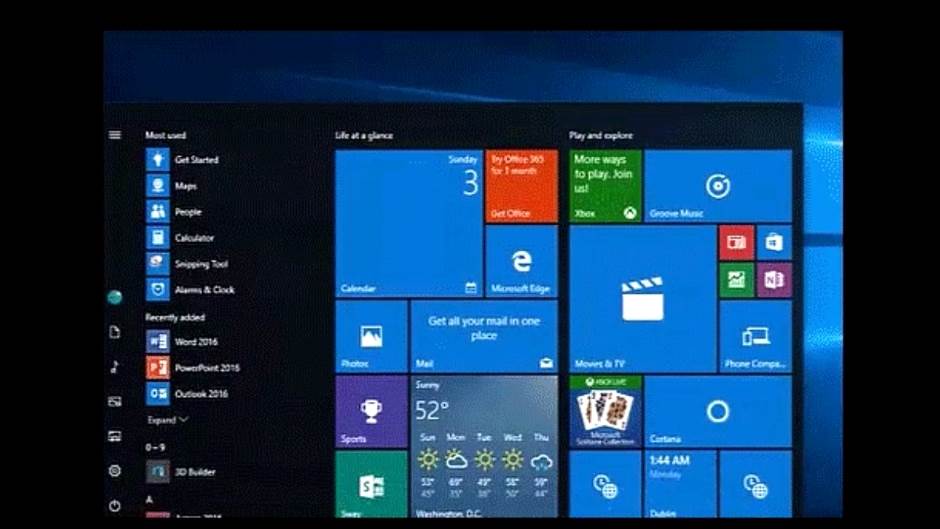  Windows 10 Start Meni 