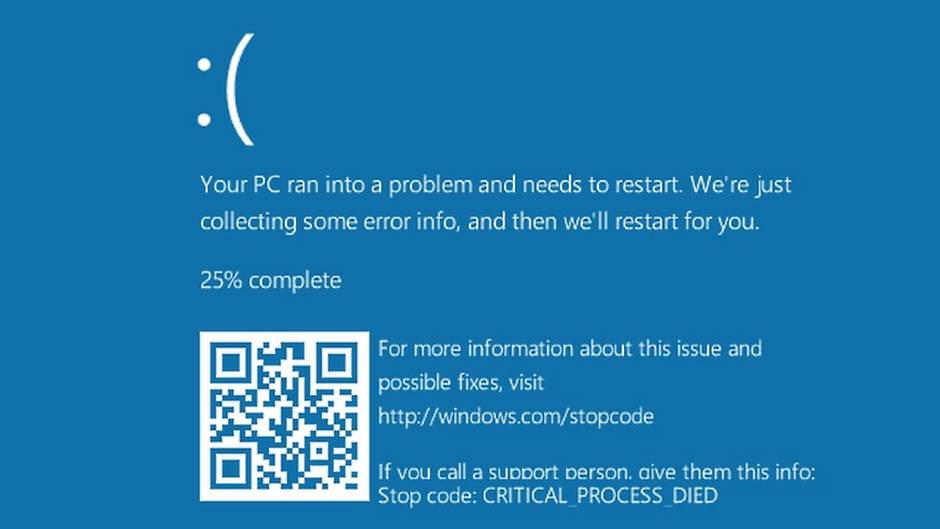  QR kodovi u BSOD. 