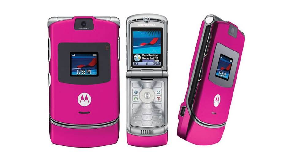  Motorola RAZR V3 pink 