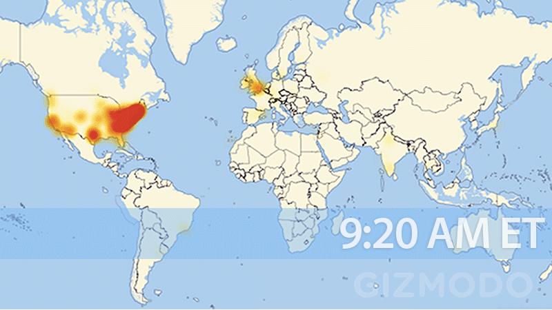  Gizmodo.com kreirao .gif DDoS napada na SAD. 
