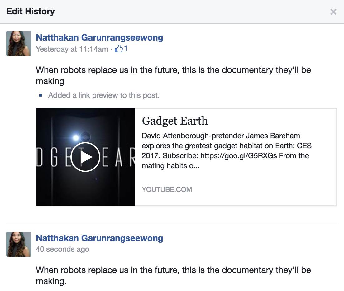   - Facebook/The Verge 