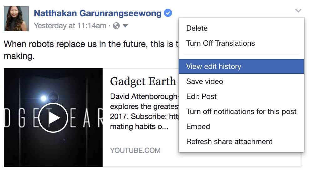   - Facebook/The Verge 