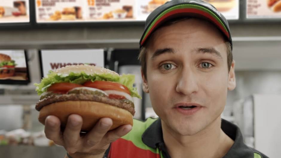  Connected Whopper, Burger King, Hamburger, Sendvič 