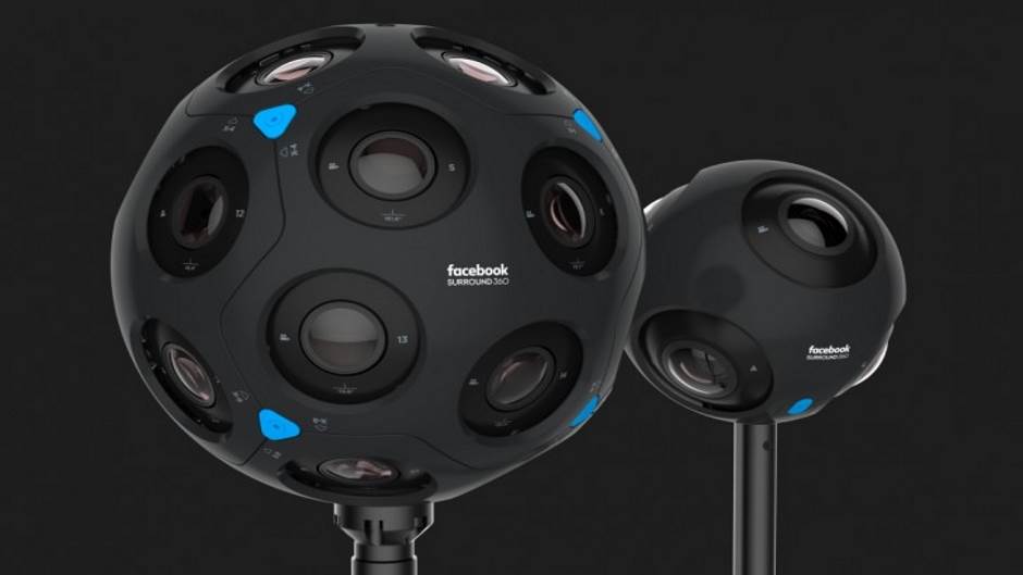  facebook, 24x, 6x, surround 360, 360 camera, VR 