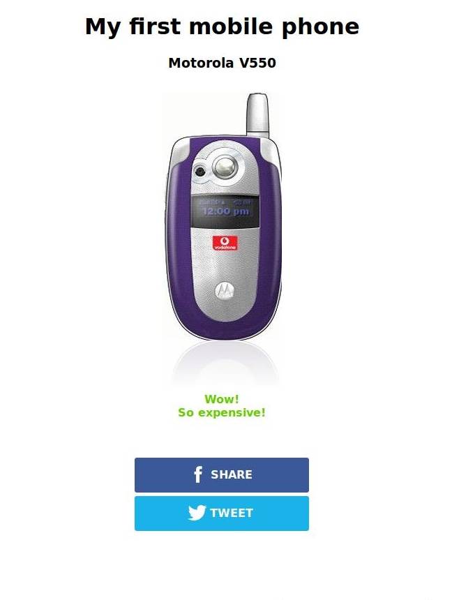   - Promo/My First Mobile Phone 