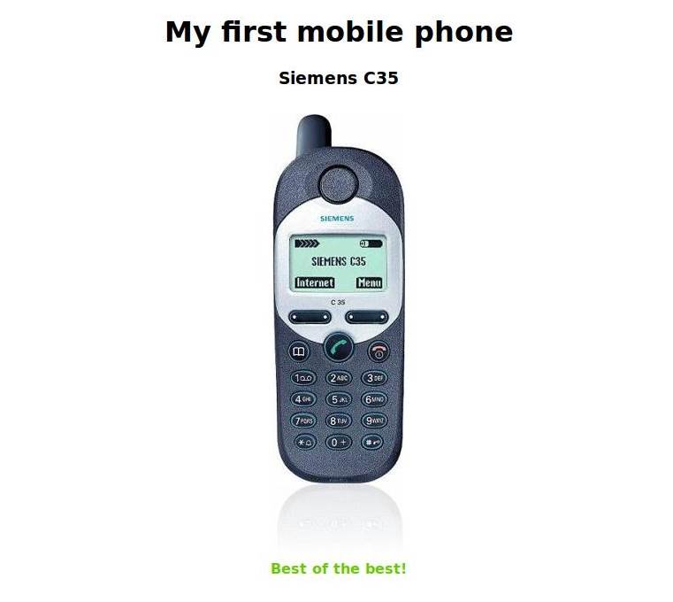   - Promo/My First Mobile Phone 