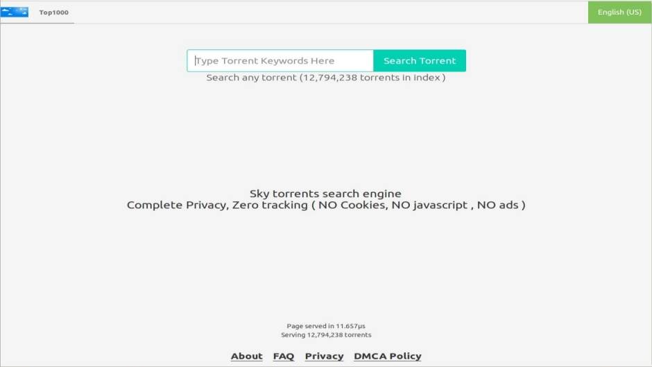   - Screenshot/Skytorrents 