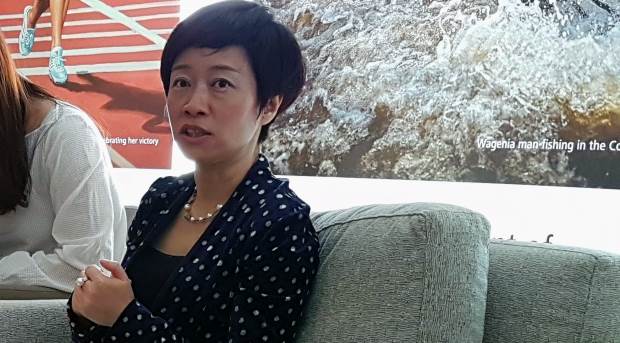  Predsednica korporativnih komunikacija i potpredsednica kompanije Huawei, Čen Lifang. 