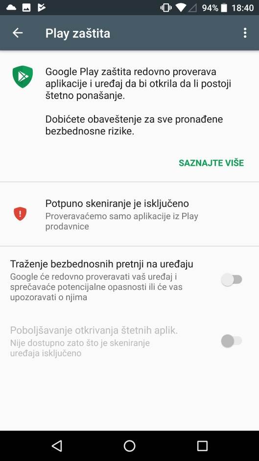 PAJ Portal v2, Aplikacije na Google Playu
