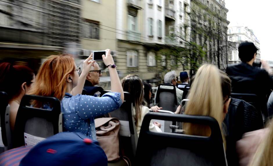  selfi, beograd iz autobusa, mobilni 