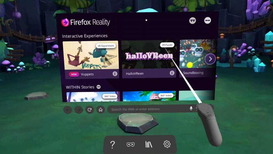  HTC Vive Firefox Reality VR 