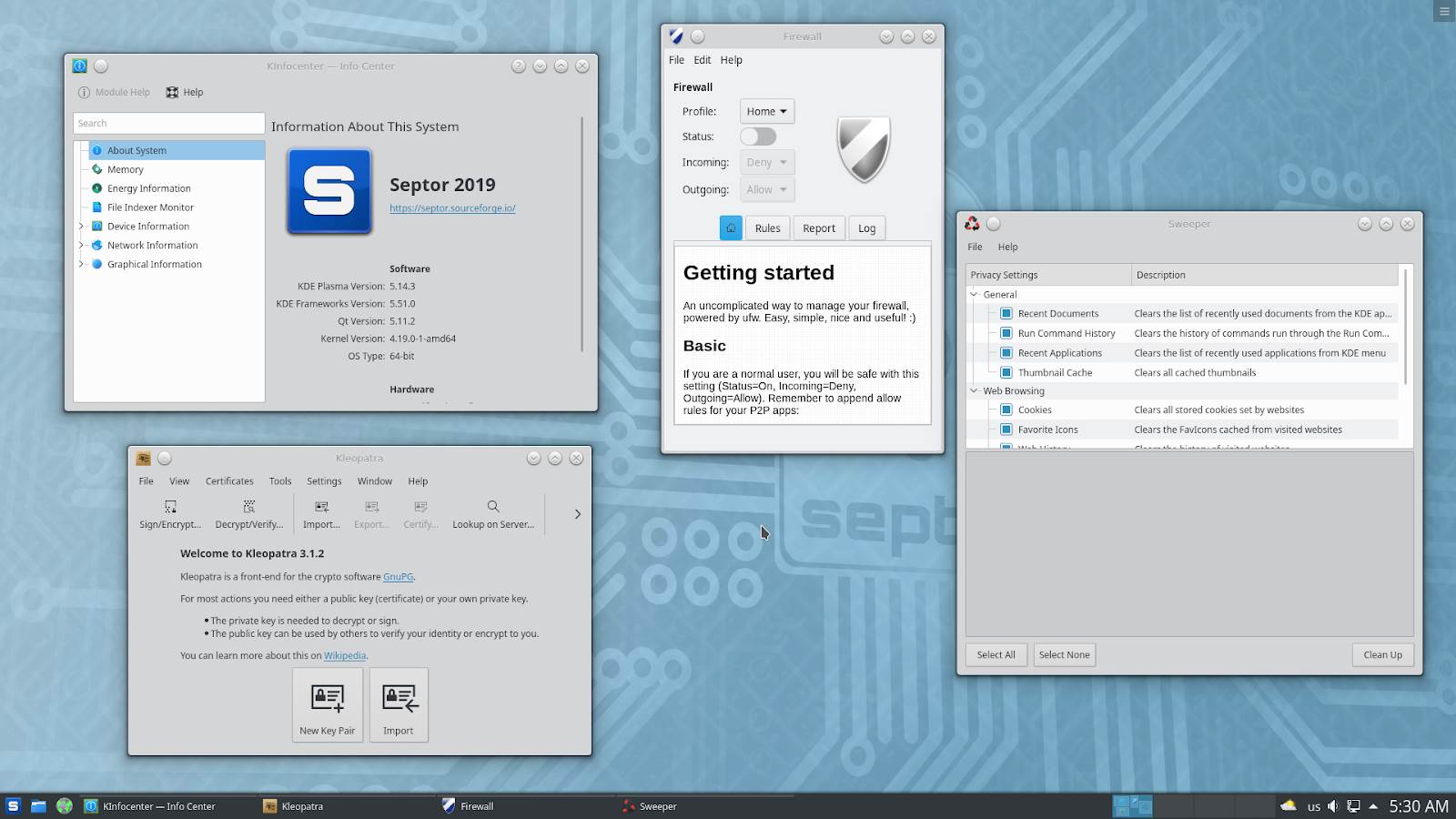   - MONDO / Septor / Linux 