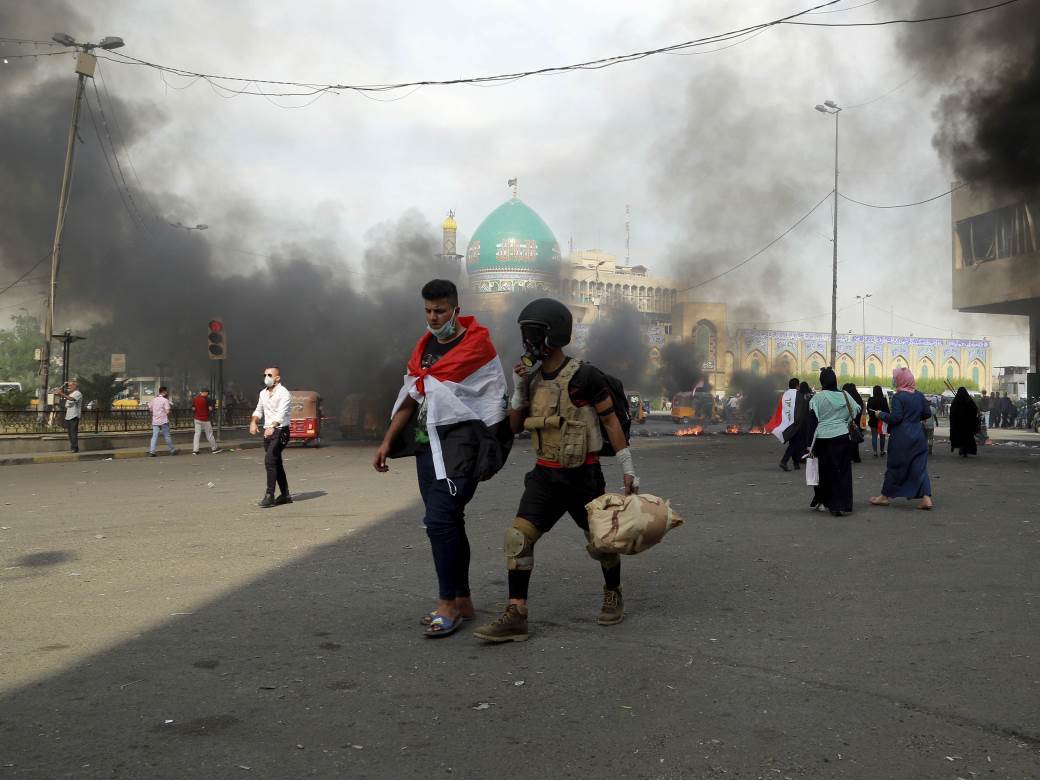   - Tanjug/AP Photo/Hadi Mizban 