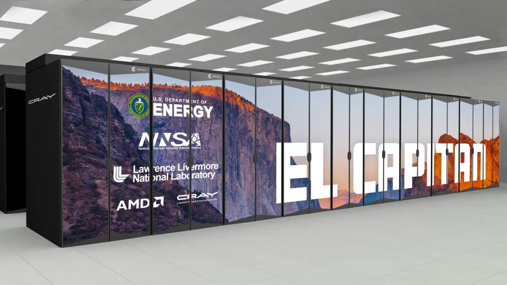  El Capitan superkompjuter, Superkompjuter AMD, Superkompjuter El Capitan AMD 500 miliona dolara cena 