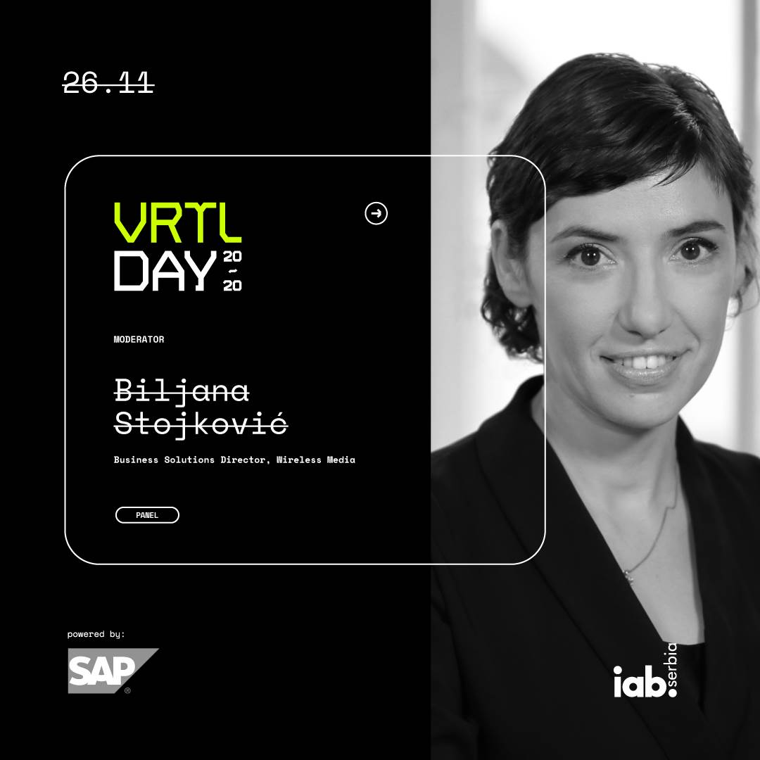  Iab Srbija Digital Day 26. novembar Virtual Day webinar online, Biljana Stojković 