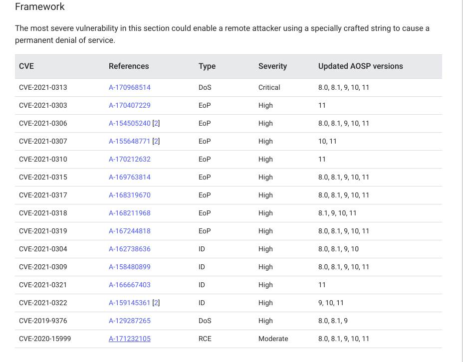   - Mondo / source.android 