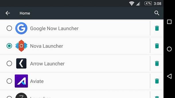  Androd launcheri 