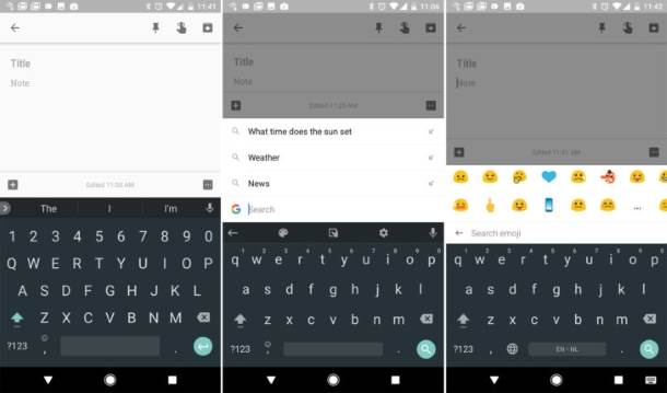  Google Keyboard je postala Gboard. 